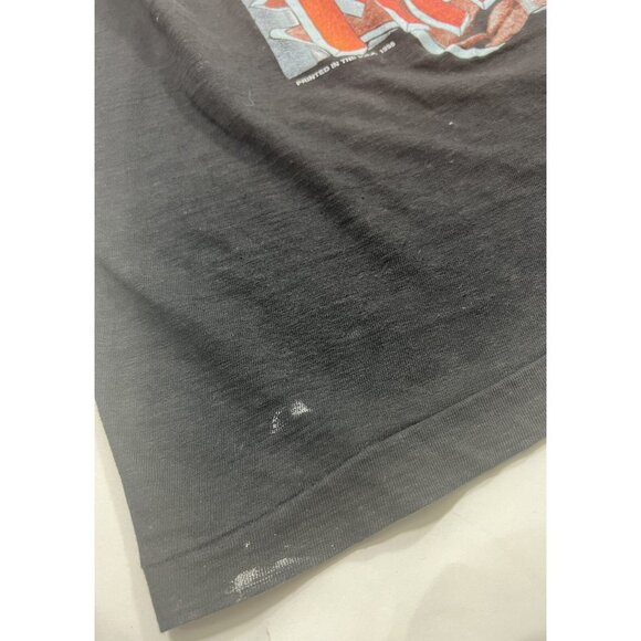 Vintage 90's 1995 Malcom X Bootleg Rap Tee Peace & Love Size XXL Civil Rights - Picture 7 of 9